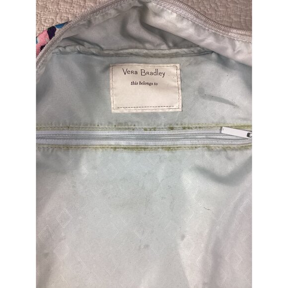 Vera Bradley Floral Backpack With Padded Straps & Zippered Compartments - Picture 12 of 12